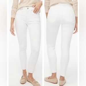 J Crew High Rise Skinny Jeans White Signature Stretch 27 4